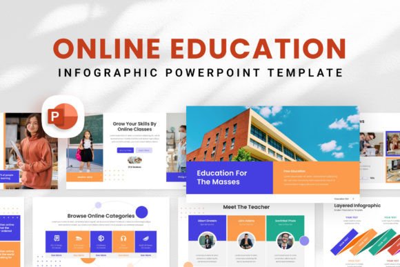 Crafting a Winning Pitch: The Strategic Power of the Online Education PowerPoint Template
