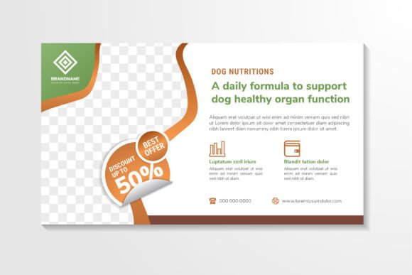Dog Nutritions Horizontal Banner: A Key Asset for Your Pet Marketing Campaign