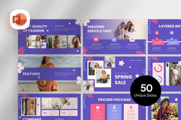 Evaluating the Spring Sale Pitch Deck PowerPoint Template