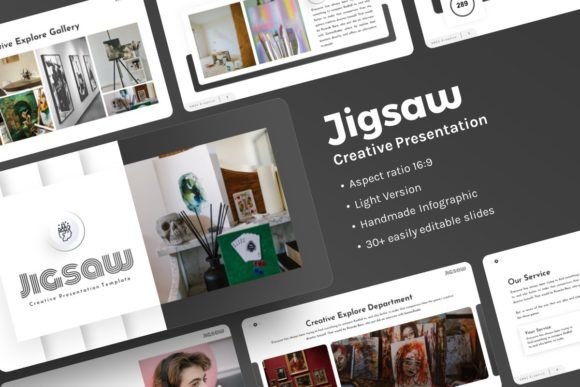Jigsaw Creative Presentation: A Template for Crafting Your Story